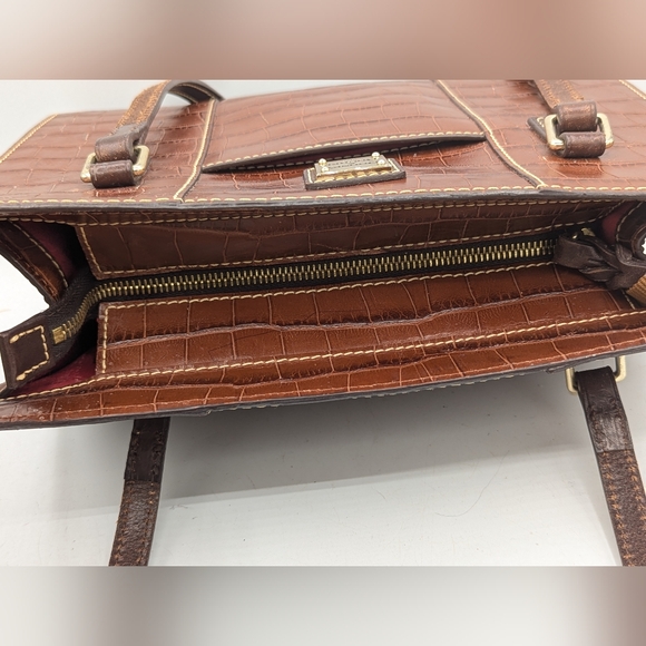 Dooney & Bourke Croco Charlotte Bag - Picture 10 of 13